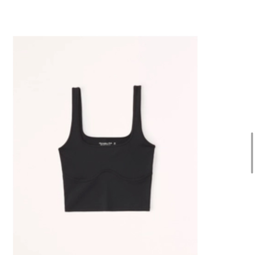 Abercrombie & Fitch Seamless Fabric Corset Squareneck Tank